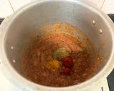 A picture of step 7 of Rajma masala.