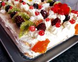Une image de l'étape 7 de Gâteau 🍰 sans cuisson aux fruits rouges petits beurre chantilly 😋.