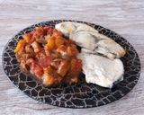 Foto del paso 3 de la receta: Emperador con samfaina 🐟🧅🍆🌶