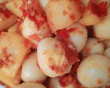 Foto langkah ke 3 dari resep Balado Telur Puyuh.