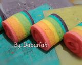 Foto langkah ke 5 dari resep Rainbow cake.