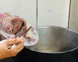 Hình bước làm 1 của món Gỏi Lòng Bò Bóp Thấu