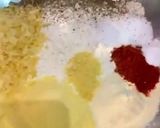A picture of step 5 of Snoop Dogg’s potato chip fried chicken.