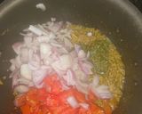 A picture of step 4 of Bunah mutton keema.