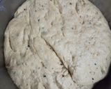 A picture of step 3 of Healthy Peri Peri cheese burst pizza.