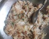 A picture of step 3 of Falahari Samosa kachori.