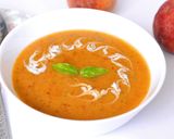 Főzés nélküli őszibarackleves recept fázis 3 fotója