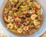 Foto langkah ke 3 dari resep Udang Jengkol lada hitam.