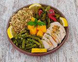 Une image de l'étape 2 de Poke bowl au poulet.