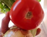 Foto del paso 1 de la receta: Ensalada mixta en Argentina 🥬 🍅 🧅 Ensalada de lechuga, tomate y cebolla, un clásico argento 🇦🇷