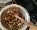 A picture of step 5 of Fried liver.