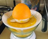 Foto del paso 2 de la receta: Clorofila con jugo de naranja