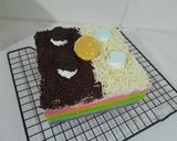 Foto langkah ke 6 dari resep Bolu pelangi.