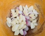 Hình bước làm 1 của món Bún đậu hũ xì dầu với rau thơm chay