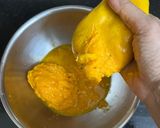 A picture of step 1 of Aamras Poori.