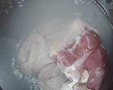 A picture of step 1 of White ploa in motton special dish in yoghurt.