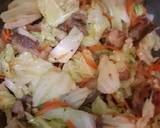 鹹豬肉炒高麗菜食譜步驟5照片
