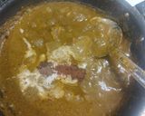 A picture of step 4 of Hadrabadi paneer.