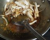 A picture of step 6 of Fansachi bhaji.