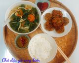 Hình bước làm 2 của món Canh cải nấm bào ngư
