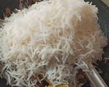A picture of step 3 of Navratan pulao.