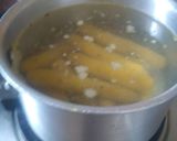 A picture of step 2 of Besan ke gatte.