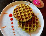 A picture of step 5 of Kulith veggie waffle.