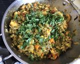 A picture of step 7 of Mixed Vegetable Subji.