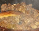 A picture of step 1 of Mutton with steam veggies.