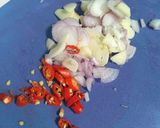 Foto langkah ke 2 dari resep Tumis Jamur Ampela.