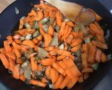 Une image de l'étape 12 de Légumes mijotés soja rhubarbe.