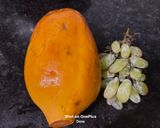 A picture of step 1 of Papaya Green Grapes Smoothie.
