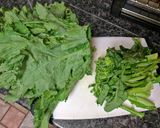 A picture of step 3 of Oyster Sauce Greens.