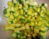 A picture of step 2 of Zhatpat kakdi(kheera)ki sabji.
