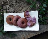 Foto langkah ke 4 dari resep Donat Ubi Ungu Tanpa Telur.