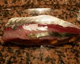 Foto del paso 19 de la receta Lomos de jurel, rellenos de gambas en salsa con un toque mejicano