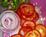 A picture of step 1 of Sandwich #ramadancontest.