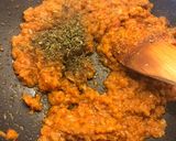 A picture of step 6 of Egg Masala curry.