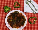 A picture of step 11 of Chilli Fish.