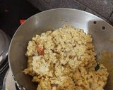 A picture of step 3 of Upma.