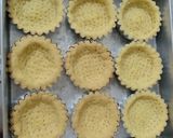 Foto langkah ke 5 dari resep Tart Susu Mini Pandan Asli / Pie Susu Pandan.