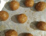 A picture of step 7 of Chocolate besan ladoo.