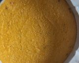 A picture of step 8 of Alphonso mango sooji dry fruits cake.