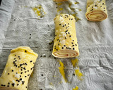 Foto del paso 2 de la receta: Rollitos hojaldrados de jamón y queso (en airfryer)