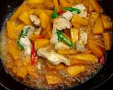รูปขั้นตอนการทำที่ 6 ของ ฟักทองผัดไก่