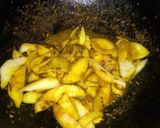 A picture of step 2 of Punjabi Cabbage Masala.