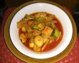 Foto langkah ke 4 dari resep Tahu & Telur Puyuh Balado (tambahan pete + kool).