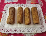 Foto del paso 11 de la receta: Torrijas enrolladas rellenas de crema de chocolate