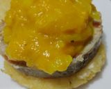 Foto del paso 6 de la receta: Arepa🫓rellena🥯de fiambre🧀de pollo casero y chutney de mango🧅🥭🌶️