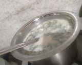 લીલા લસણની કઢી (Lila Lasan Kadhi Recipe In Gujarati) રેસીપી સ્ટેપ2ફોટો